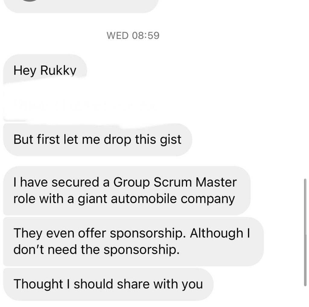 King's chat with our CEO after landing his dream roe