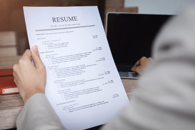 Showcasing how to structure your CV Structuring your CV