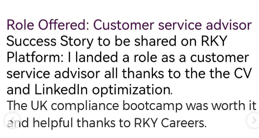 How a UK Compliance Bootcamp and CV Optimisation Launched My Career