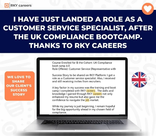 From UK Compliance Training to Customer Service Specialist – My Journey to Success