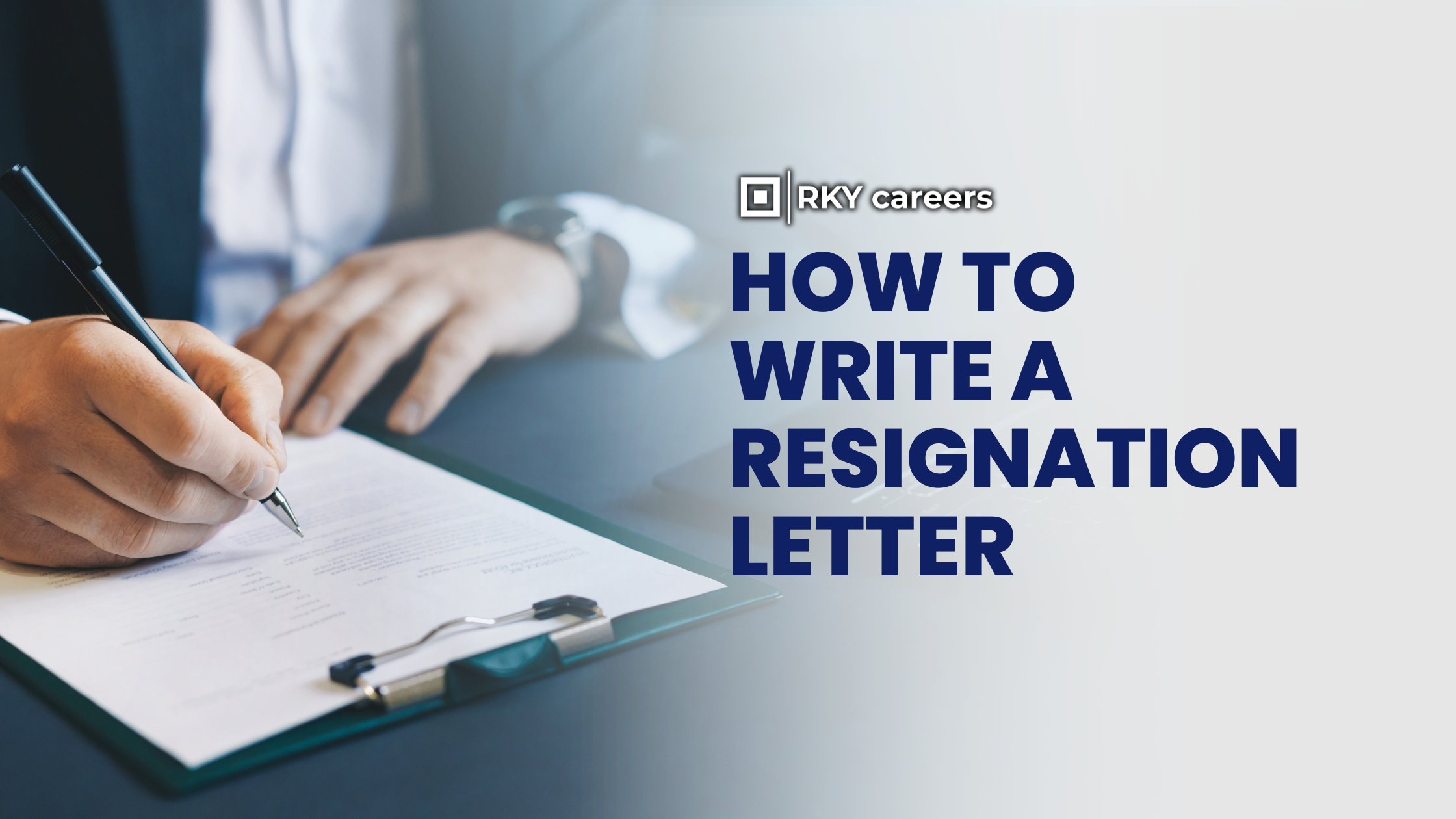 How To Write A Resignation Letter