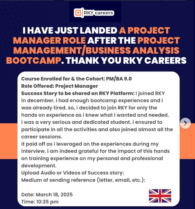 PM/BA Bootcamp