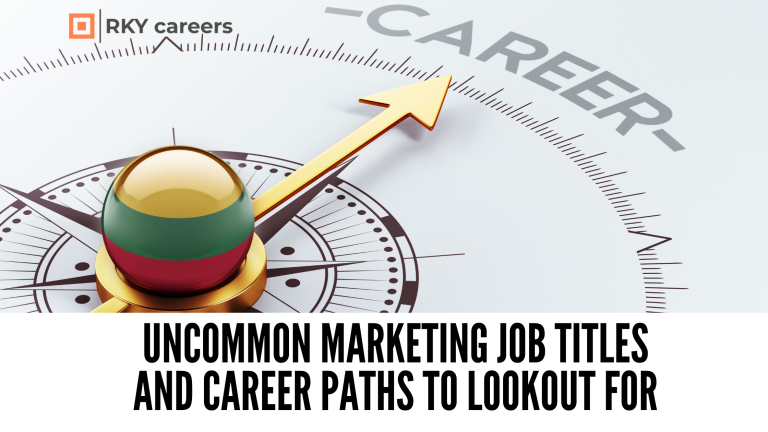 Uncommon marketing job titles and career paths
