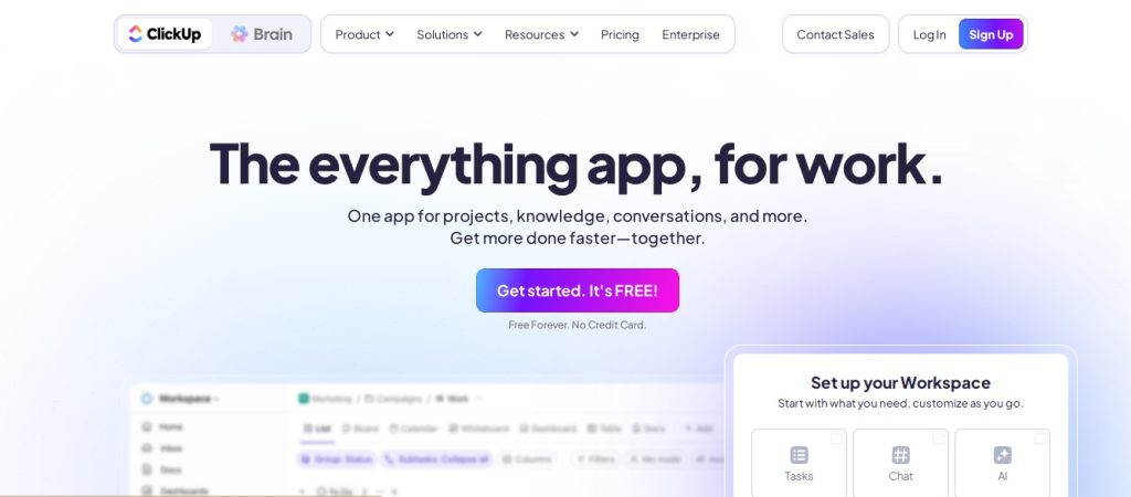 Project Management Tools for Beginners: Asana Homepage