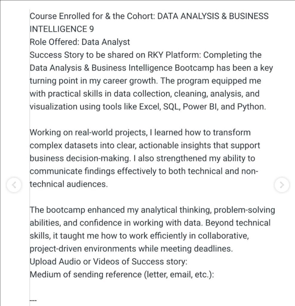 Data Analysis