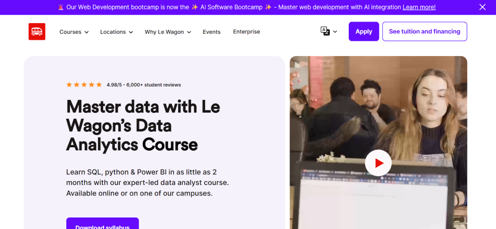 Intensive Data Analysis Bootcamps with Career Support UK