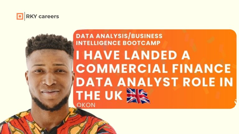 From no Experience to Commercial Finance Data Analyst: Okon’s UK Success Story