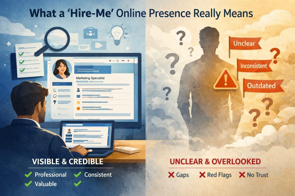 How to Build a ‘Hire-Me’ Presence Online in 30 Days: What a ‘Hire-Me’ Online Presence Really Means