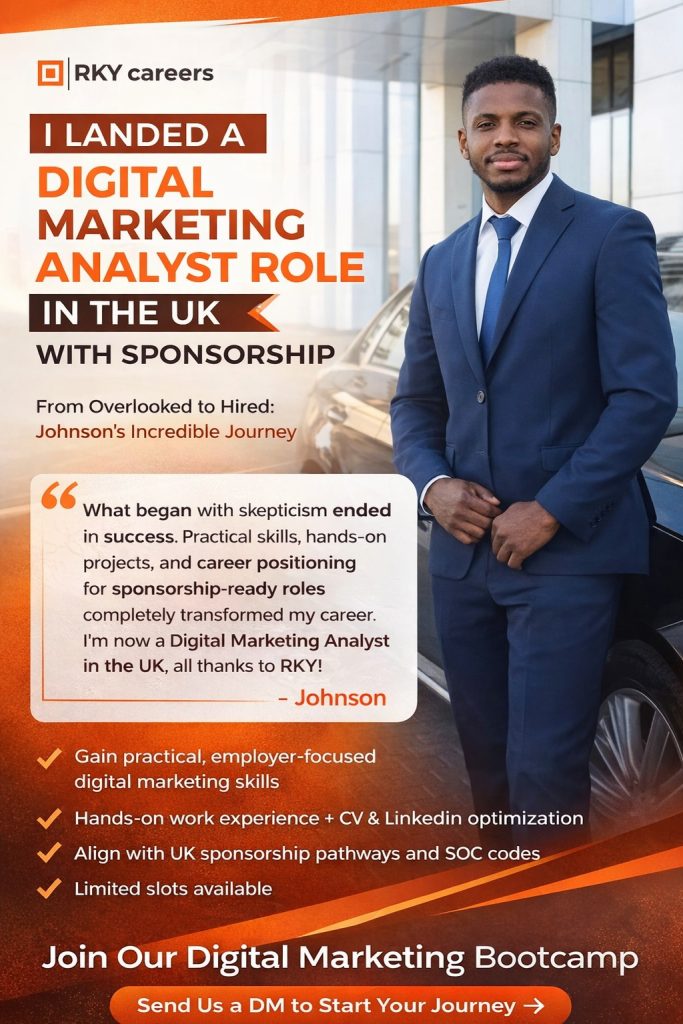 How Johnson Landed a Digital Marketing Analyst Role in the UK