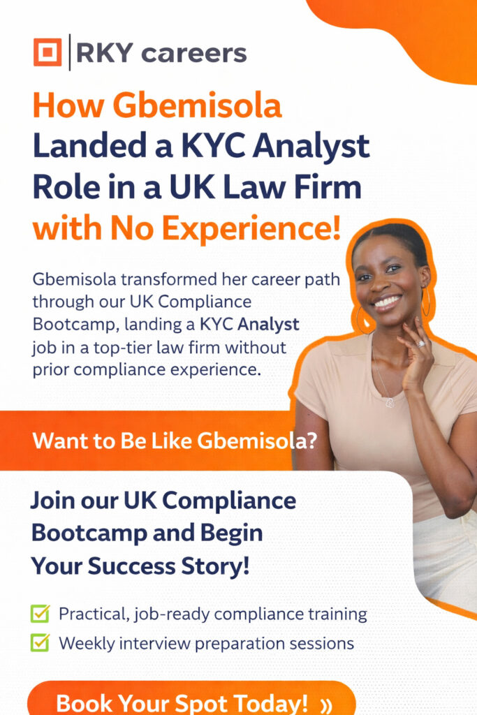How to Get a KYC Analyst Job in the UK – Gbemisola’s Success Story