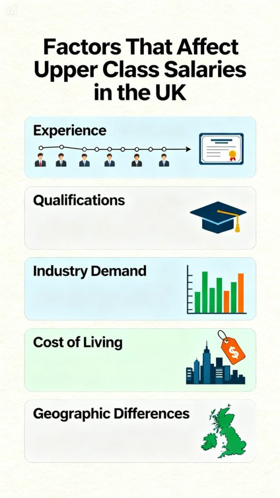 Factors That Affect Upper Class Salaries in the UK
