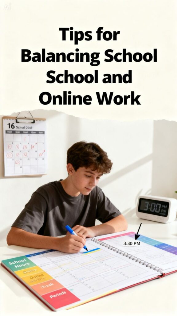 Tips for Balancing School and Online Work