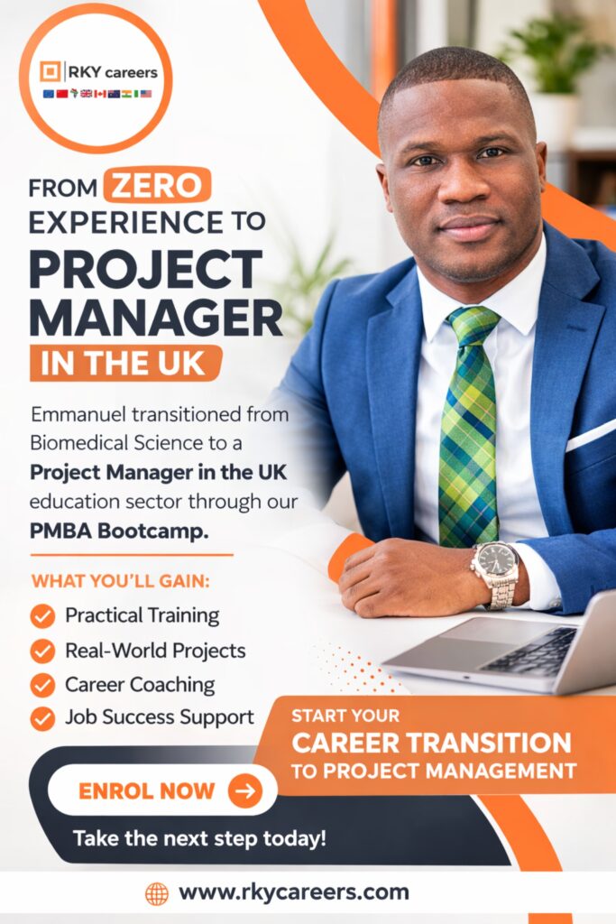 How Our Project Management Bootcamp Helped Emmanuel Become a Project Manager in the UK