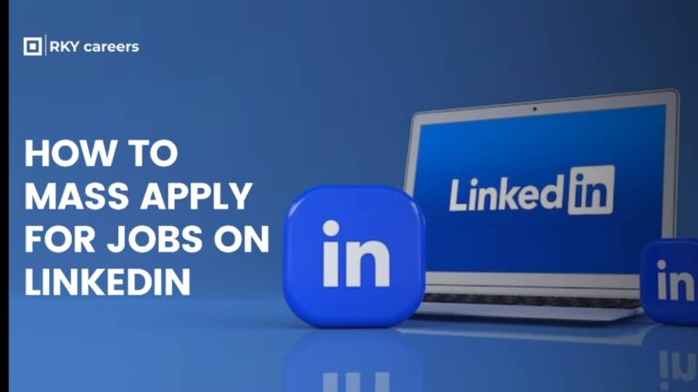 How to Mass Apply for Jobs on Linkedin