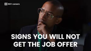 Signs you will not get the job offer