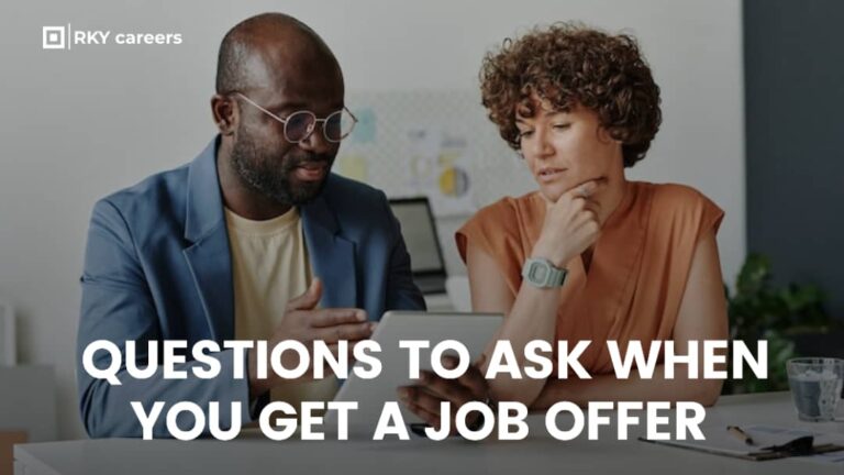Questions to ask when you get a job offer