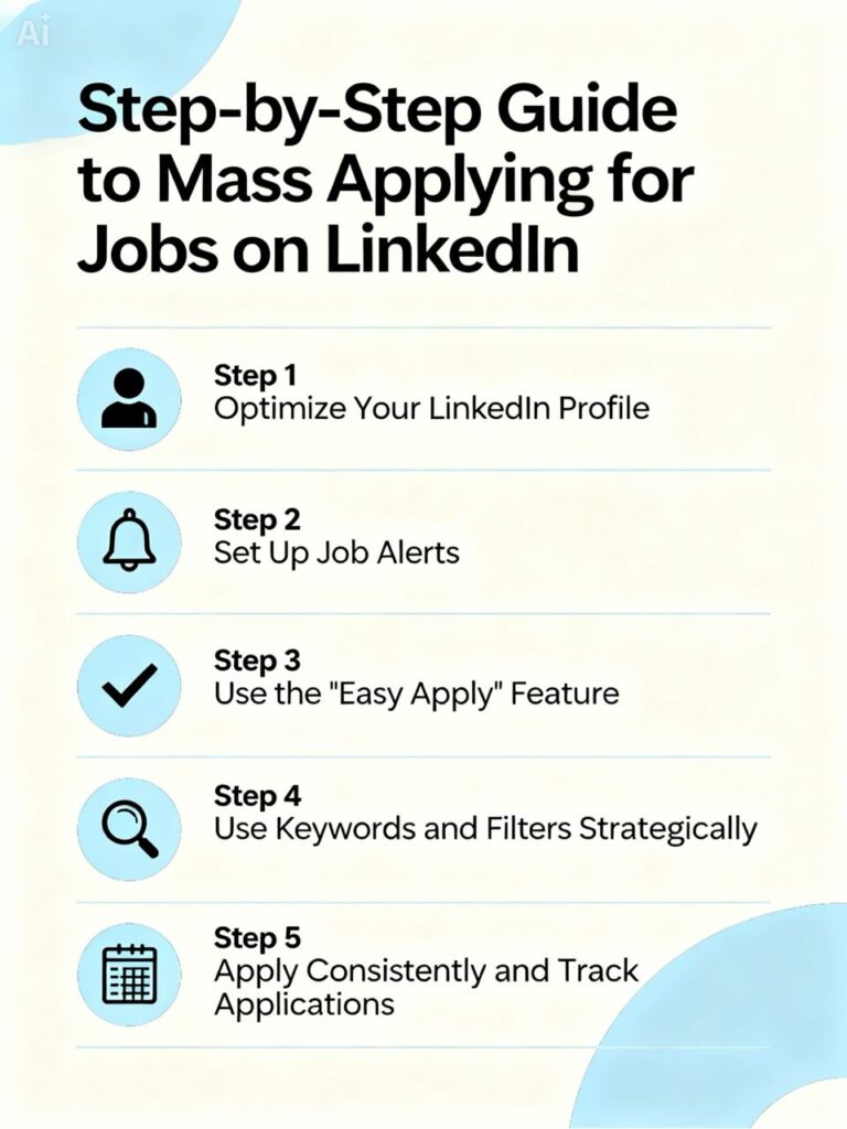 Step-by-Step Guide to Mass Applying for Jobs on LinkedIn