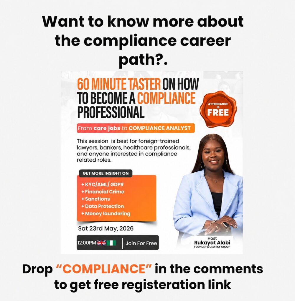 From Lawyer to a Remote KYC Analyst Role: Alex’s Success Story: RKY Taster Session Poster
