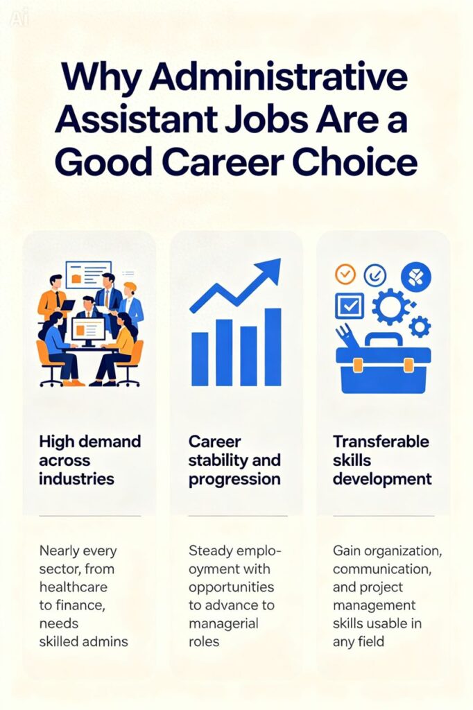 Why Administrative Assistant Jobs Are a Good Career Choice