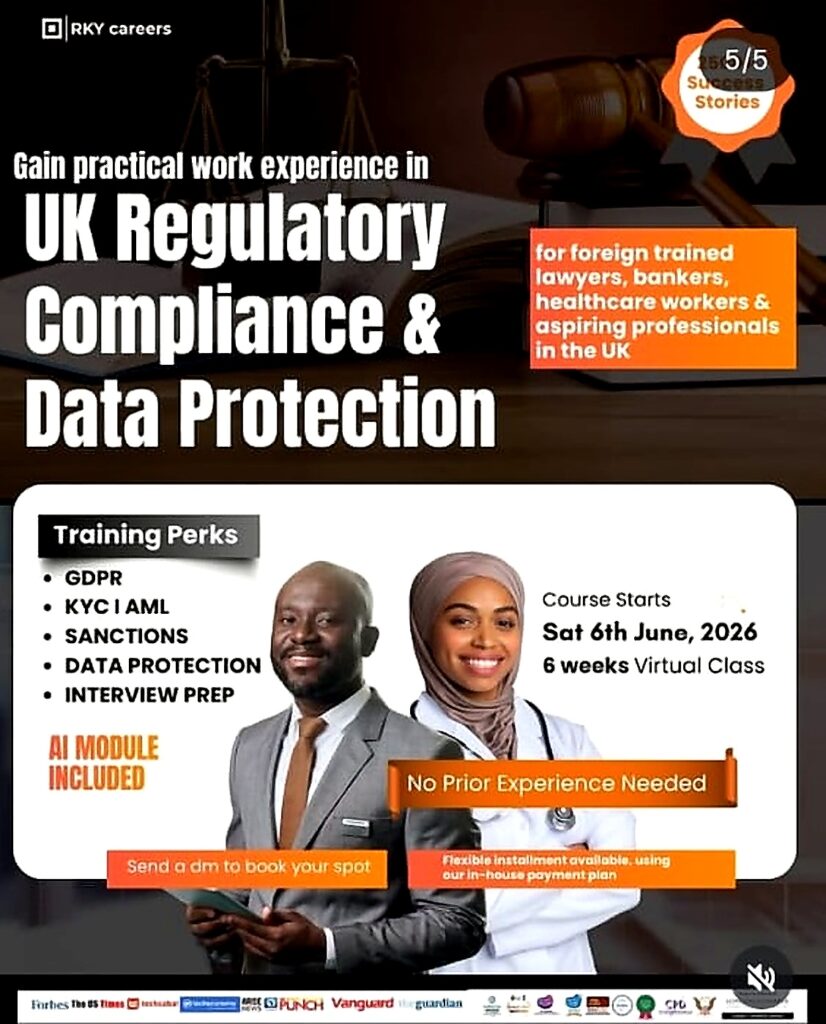 How RKY Careers Helped Tunde Secure a Compliance Analyst Role in the UK