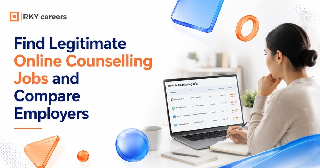 Find Legitimate Online Counselling Jobs and Compare Employers