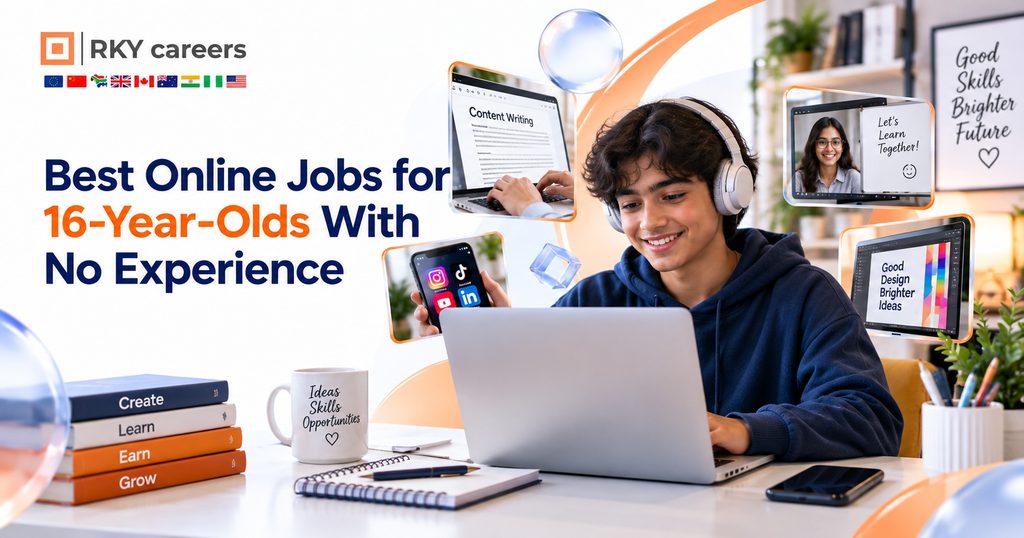 Best Online Jobs for 16-Year-Olds With No Experience