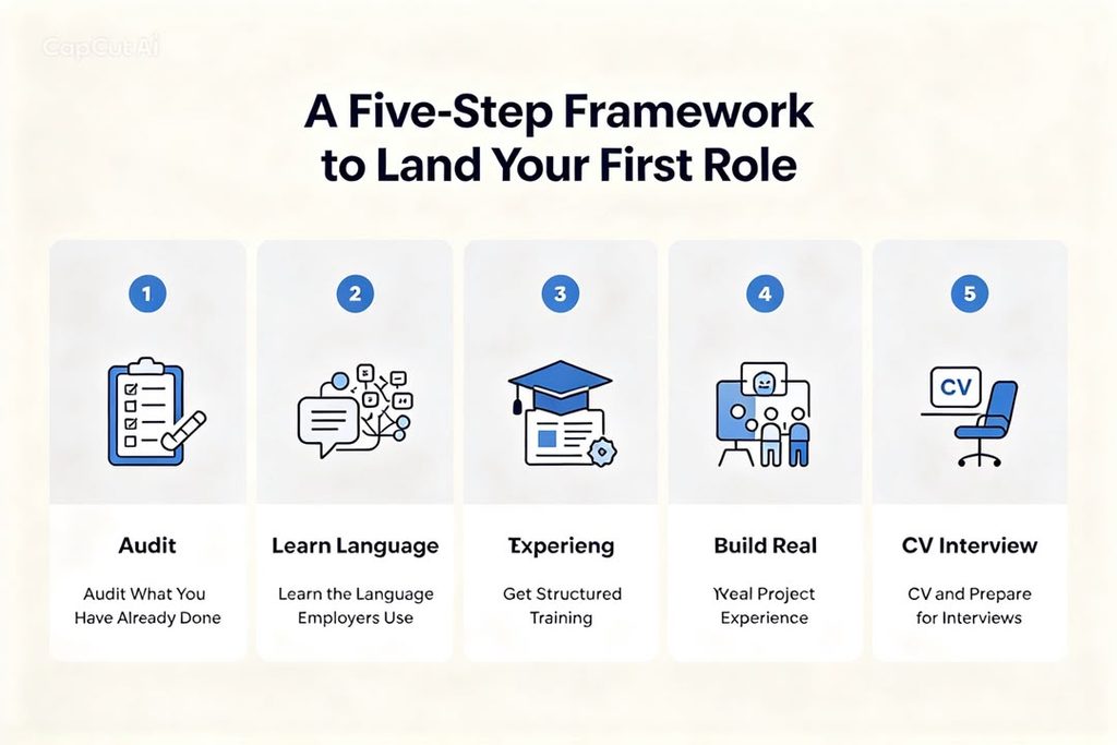 A Five-Step Framework to Land Your First Role