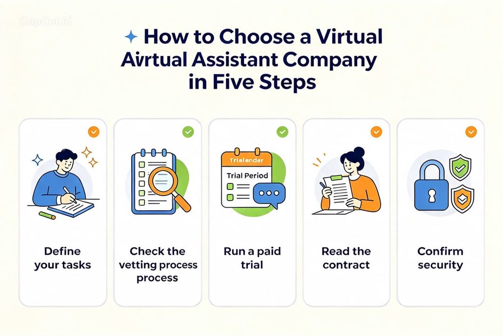 How to Choose a Virtual Assistant Company in Five Steps