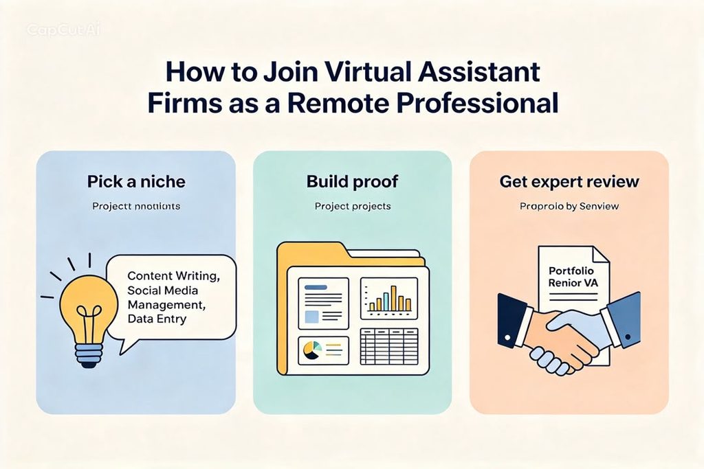 How to Join Virtual Assistant Firms as a Remote Professional
